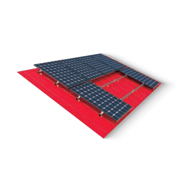 Color steel tile mounting stystem