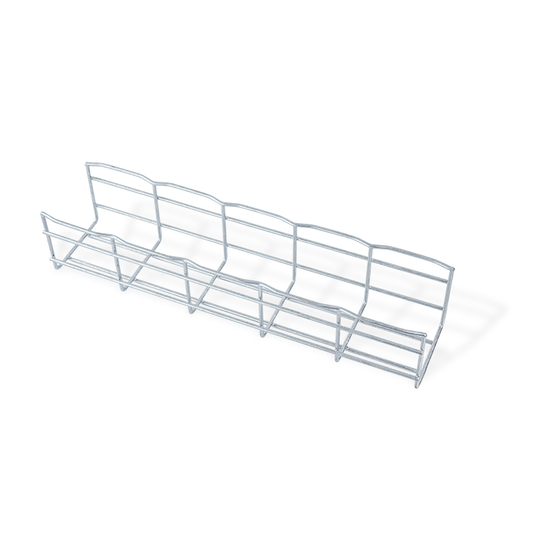Wave wire mesh cable tray/cureved side wire