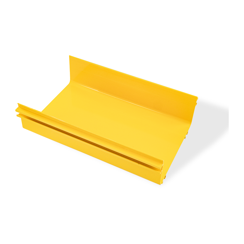 Yellow fiber cable tray plastic pvc raceway fiber optic runner cable tray trunking