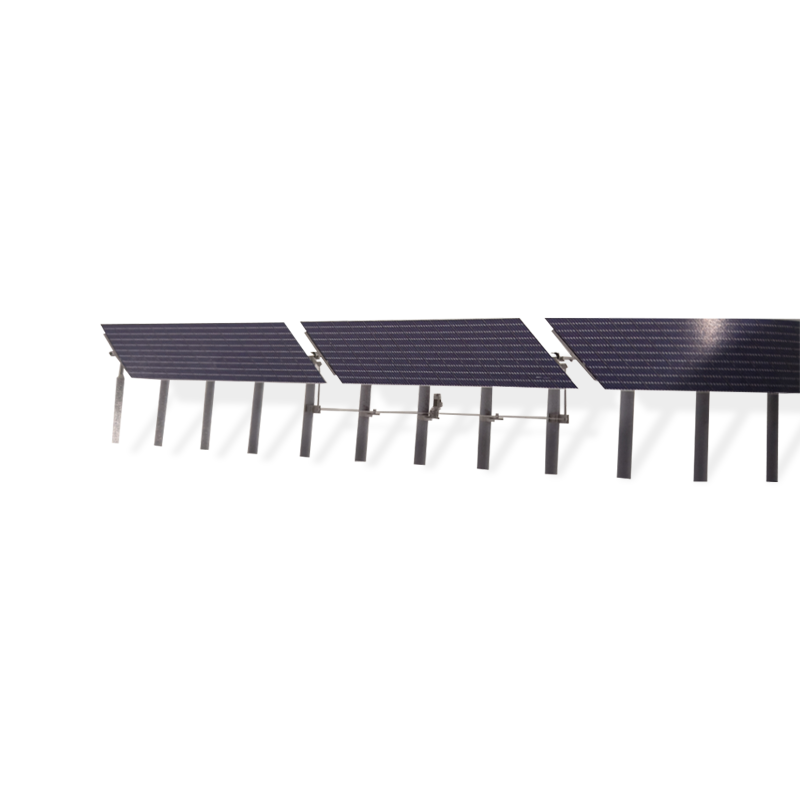 Horizontal single axis tracking support